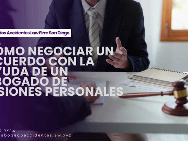 Cómo negociar un acuerdo con la ayuda de un abogado de lesiones personales