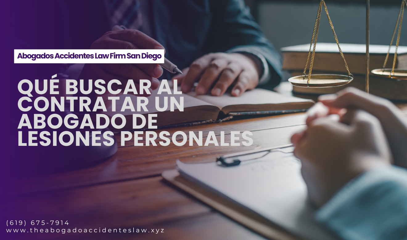 cómo elegir abogado de lesiones personales