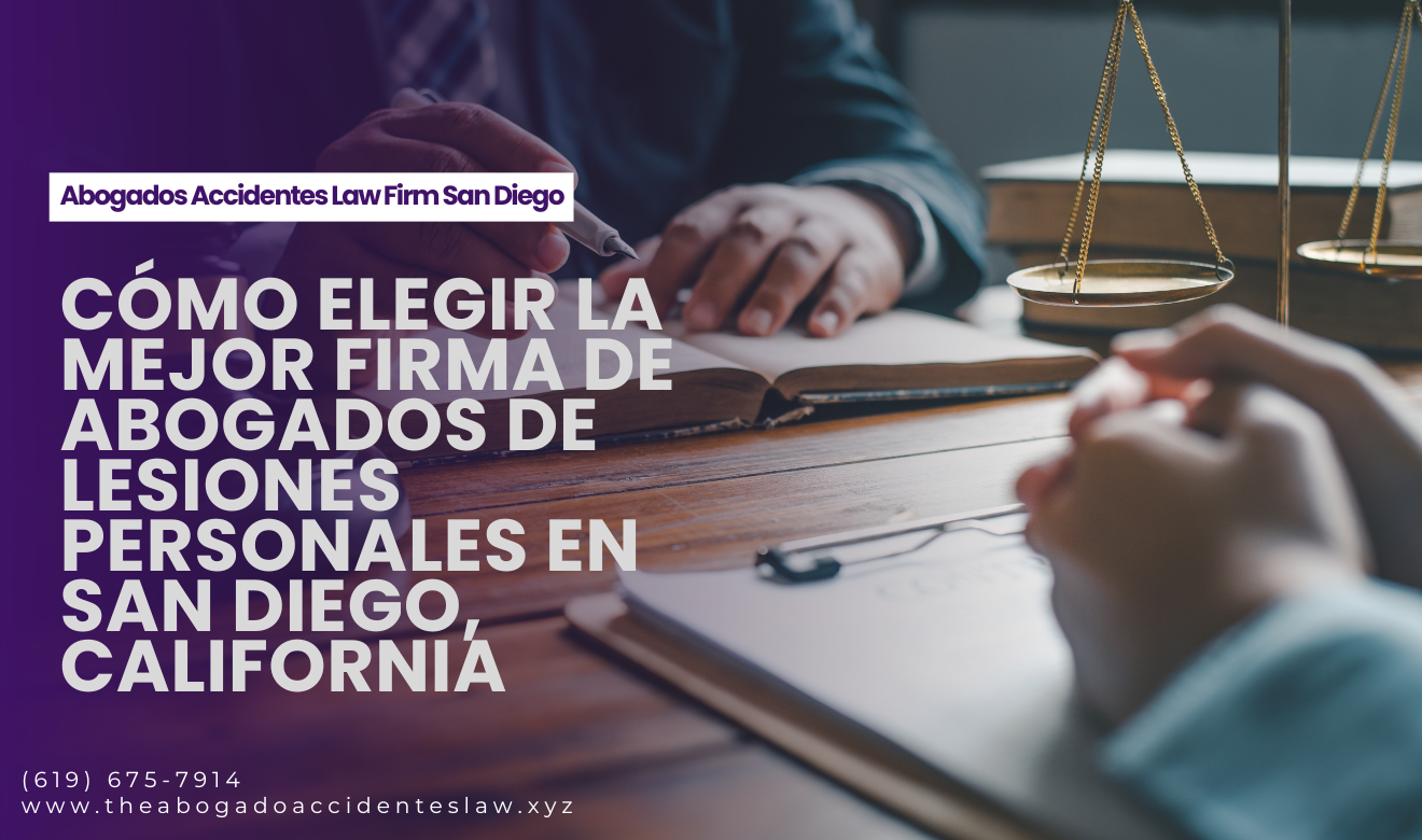 mejores firmas de abogado de lesiones personales San Diego