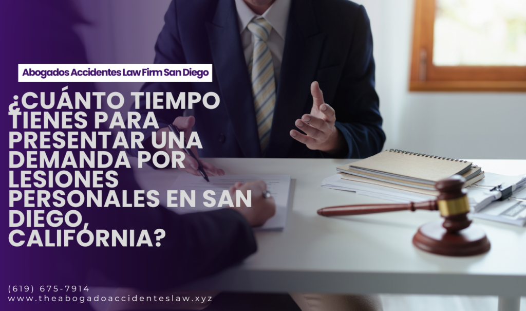 tiempo límite para presentar un caso legal San Diego