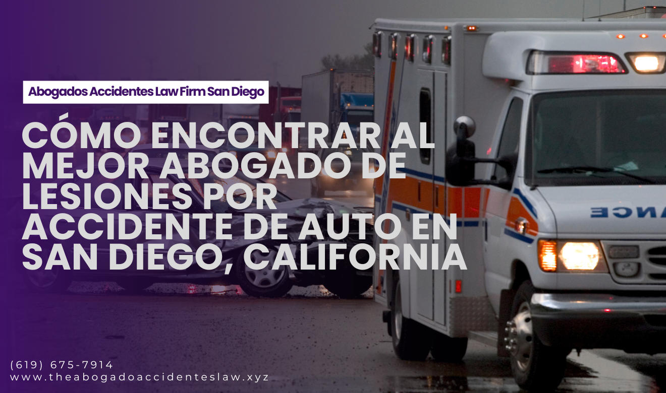 abogado lesiones accidente de auto San Diego