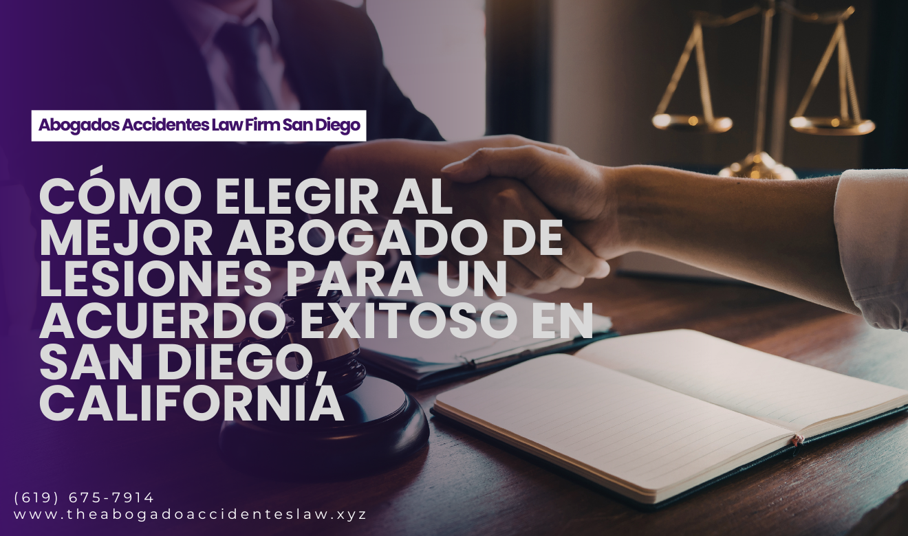 abogado lesiones negociación de acuerdo San Diego