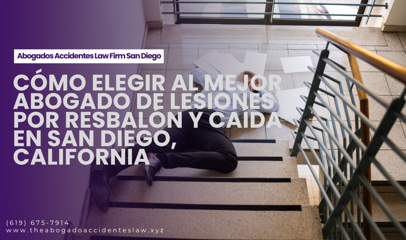 abogado lesiones resbalón y caída San Diego